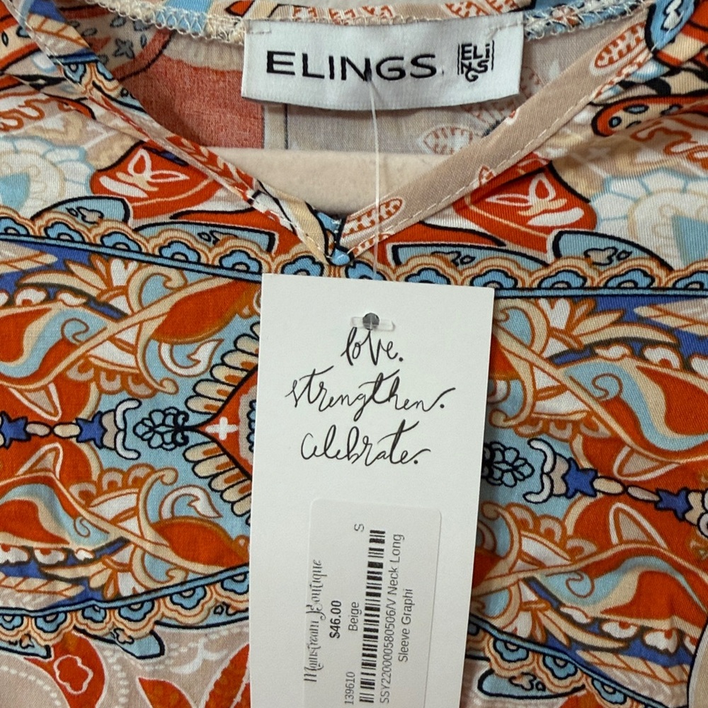 NWT Elings Blouse - Picture 5 of 11